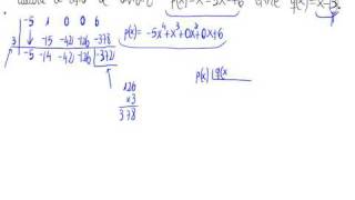 Cálculo del resto de una división de polinomios Dos formas [upl. by Ahseiuqal]
