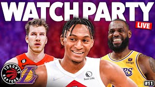 Raptors vs Lakers LIVE Watch Along  Lets Get An UPSET Win In Los Angeles 🏀🔥 [upl. by Enelaehs]