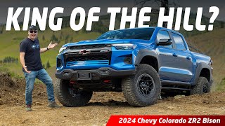 Can it Conquer our Mountain 2024 Chevrolet Colorado ZR2 Bison Tested [upl. by Kcirdor]