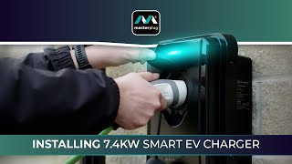 ⚡️Masterplug 74kW Smart EV Charger Installation amp Features Overview🔧 [upl. by Annat]