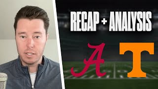 Alabama vs Tennessee Recap amp Analysis  2024 [upl. by Irita]