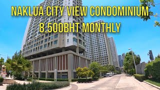 PATTAYA NAKLUA CITY VIEW CONDO APARTMENT 8500BHT Monthly Lumpini Ville Details In Description [upl. by Ennairol]