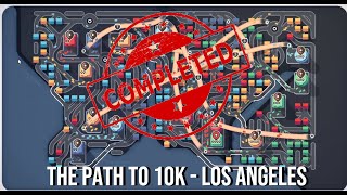 Only 500 People Have Done This Before  Los Angeles Playthrough  Discussion  Mini Motorways [upl. by Sorci]