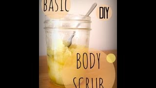 DIY HOMEMADE HONEY SUGAR BODY SCRUB [upl. by Wolgast]