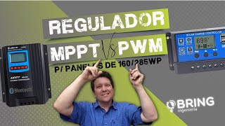 Ensayo de regulador mppt vs pwm para paneles de 160 y 285wp [upl. by Arnold764]