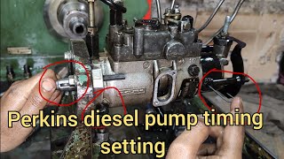 Perkins 30kva generator diesel pump timing setting  Perkins engine pump timing setting [upl. by Ahsimac]