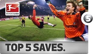 Jens Lehmann  Top 5 Saves [upl. by Enaira]