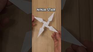 HOW TO MAKE NINJA STAR SHURIKEN ORIGAMI PAPER CRAFT  PAPER NINJA WEAPON STAR [upl. by Thibault]