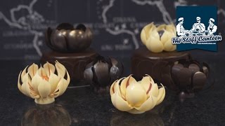 Mark Tilling How to make chocolate flower decorations for cakes and centerpieces [upl. by Kavanagh]