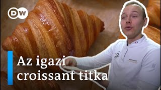 Egy francia pékmester díjnyertes receptje az igazi francia croissant titka [upl. by Maghutte176]