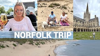 Norfolk Trip Vlog  Winterton On Sea amp Norwich [upl. by Elinet]