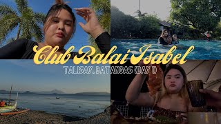 Club Balai Isabel in Talisay Batangas DAY 1 FOOD POOL amp AMENITIES [upl. by Thomey]