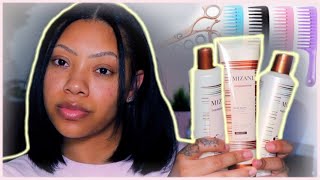 MIZANI THERMASMOOTH  POSTPARTUM SHEDDING  TRYING NEW PRODUCTS [upl. by Lotz801]