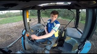 Ford 7840  Powerharrowing  GoPro HD [upl. by Llemej]