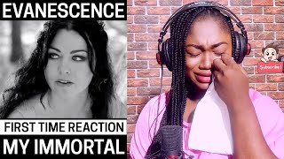 FIRST TIME HEARING Evanescence  My Immortal Official Music Video REACTION😱 [upl. by Eiramave]