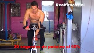 HIIT en bicicleta Spinning 4 minutos [upl. by Ninos]