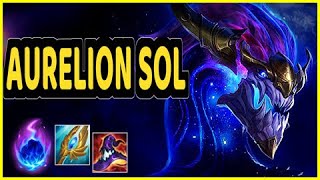 AURELION SOL VS ZILEAN MID GAMEPLAY [upl. by Surovy]