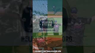 Celebrities and Veterans One Night Coed Softball for a Good Cause youtubeshorts veterans life [upl. by Sset913]