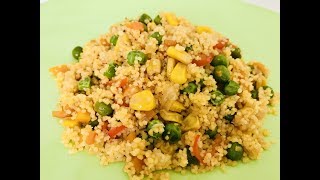 Рассыпчатый КусКус с овощами за 15 МИНУТ CousCous mit Gemüse in 15 minuten [upl. by Odranar]