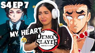 IN TEARS 😭│Demon Slayer Season 4 Episode 7 Reaction  Review [upl. by Anerul]