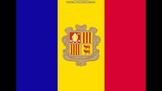 Andorra Flag And National Anthem [upl. by Suirtimed362]