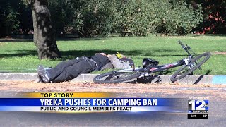 Yreka approves first reading of camping ban [upl. by Dihahs437]