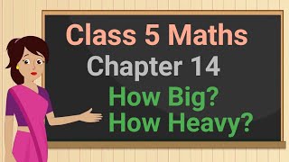 Class 5 Maths Chapter 14 How Big How Heavy full chapter cbse ncert [upl. by Miller]