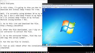 How to Download and Install Deep Freeze for Free Full Version SN Included [upl. by Ardis859]