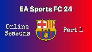 FC Barcelona TikiTika  FC 24 Online Seasons 4k 60 FPS [upl. by Hoj526]