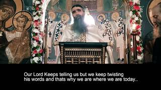 2022 04 23 Holy Saturday Sermon  Orthodox Abbot Rafailo [upl. by Ayadahs]