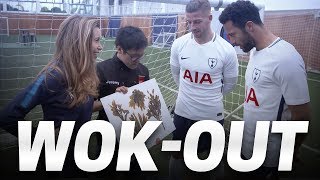 INKITCHEN WOKOUT  Mousa Dembele and Toby Alderweireld cook Beef Bibimbap [upl. by Zoilla208]