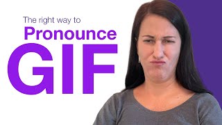 Are you doing it wrong The right way to say GIF [upl. by Beaufort]