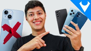 4 celulares MELHOR que o iPhone 14 e mais BARATO 😱 2023 [upl. by Sset]