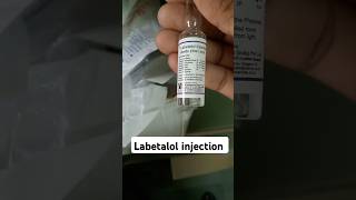 Best injection for high BP in emergency  Labetalol injection [upl. by Reeve998]