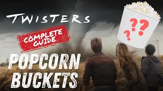 Twisters Movie Popcorn Buckets at AMC Cinemark and Regal [upl. by Gnivri]