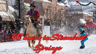 48 hours in Steamboat Springs CO a quick tour [upl. by Giuliana]