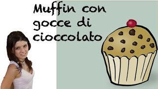 Muffin con gocce di cioccolato [upl. by Yeldnarb]