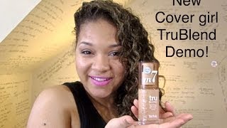 New CoverGirl TruBlend Foundation Demo [upl. by Batha976]