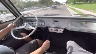 1963 Chevrolet Corvair Rampside Pickup driving and exterior video [upl. by Way551]