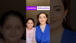 Countries amp Nationalities english learnenglish vocabulary language englishteacher [upl. by Ramiah]