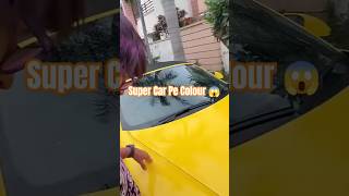 Super Car Pe Colour 😱 supercar holi shortsviral souravjoshivlogs [upl. by Courcy]