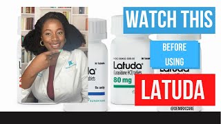 howtouse Latuda  Lurasidone Bipolar disorder  Schizophrenia medication side effects of Latuda [upl. by Acinomahs]