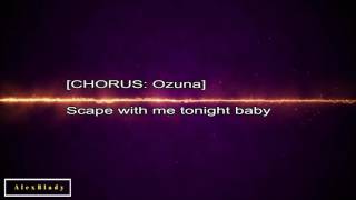 Escápate conmigo English Lyrics Wisin feat Ozuna [upl. by Hisbe]