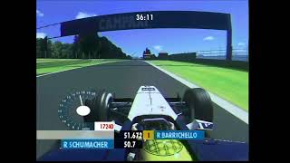 F1 2001 Ralf Schumacher OnBoard Imola  assettocorsa [upl. by Lezirg]