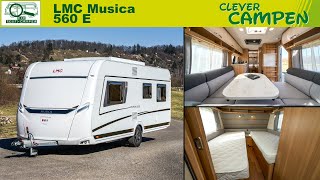 LMC Musica 560 E  Vier Schlafplätze dank optionalem Aufstelldach  ReviewTest  Clever Campen [upl. by Hanid]