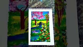 Acrylic painting malayalam art shortsvideo [upl. by Dibbrun]