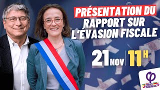 🔴 Conférence de presse de présentation du rapport sur lévasion fiscale avec Mathilde Feld [upl. by Norrehs]