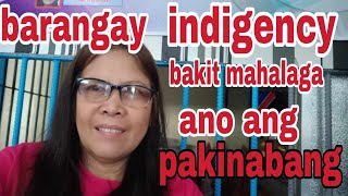 BARANGAY CERTIFICATE OF INDIGENCY yt youtube publicservant inday bangis [upl. by Christean]