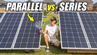 Series vs Parallel Solar Panel Wiring Basics  Volts Amps Cost amp More Explained [upl. by Elburr]