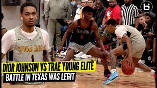 Dior Johnson VS Trae Young AAU Team Elite Hoopers All Over The Court [upl. by Bryner]